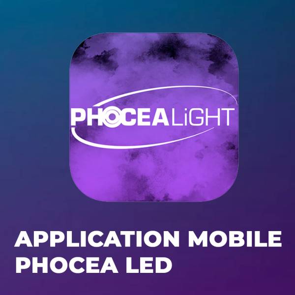 Application Phocea LED pour contrôler les projecteurs LED