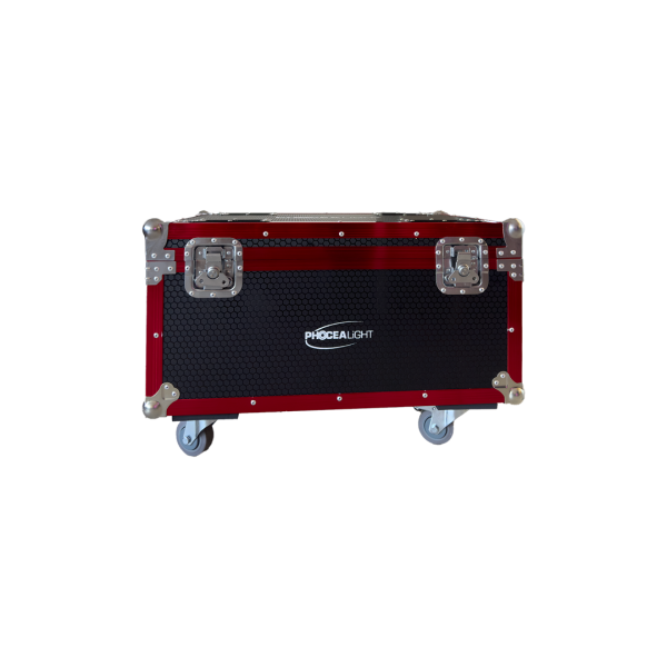Flight Case 6en1 Archi COB 240W IP65, des grosses valises résistantes pour les Archi IP65, composés d’un rangement 6en1.