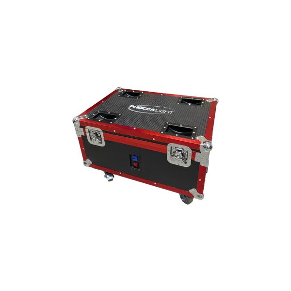 Flight Case 6en1 Par 9x15W, valises de transport efficace et pratique pour vos PAR 9x15W