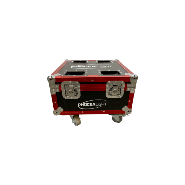 Flight Case 6en1 BOX LED batterie 6x15W, des valises de transport conçues pour les BOX LED batterie 6x15W.