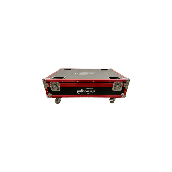 Flight case 6en1 barre LED 6x15W, des grosses valises résistantes pour les projecteurs Barre LED.