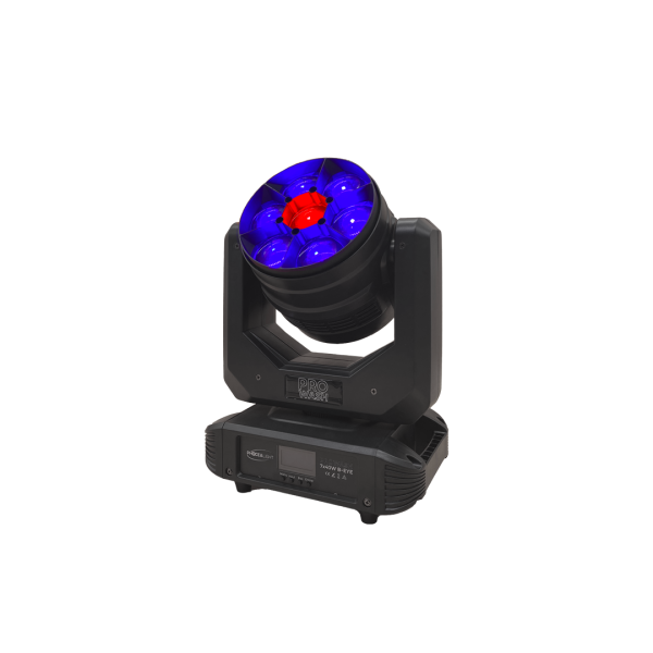 Lyre pro WASH 7x40W B-EYE, facilement installable sur tout type de surfaces, pour un rendu sublime