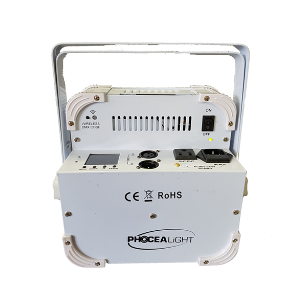 PAR LED 9x15W, projecteur sur batterie 9 LED très fiable, puissant et robuste pour toute prestation