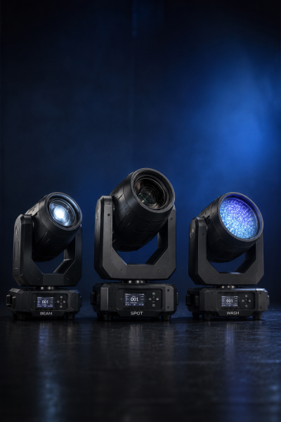 Lyre Beam, Spot ou Wash : quelles différences ?